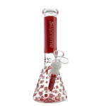 Glow in the Dark Supreme Louis Vuitton LV Glass Beaker Bong – 25cm