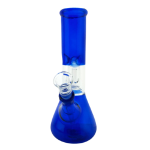 Transparent and Colorful Dome Perc Baby Beaker Bong