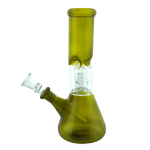 Transparent and Colorful Dome Perc Baby Beaker Bong